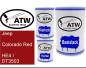 Preview: Jeep, Colorado Red, HE4 / DT3503: 500ml Lackdose + 500ml Klarlack + 250ml Härter - Set, von ATW Autoteile West.